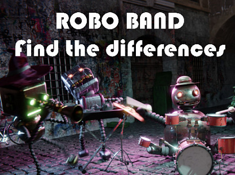 Robot Band – Find the differences